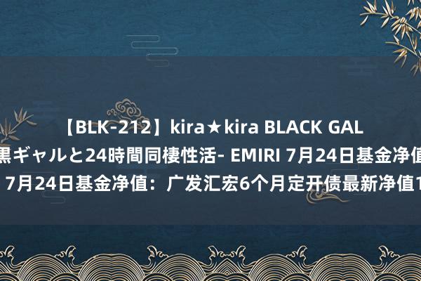 【BLK-212】kira★kira BLACK GAL レンタル痴女GAL-日焼け黒ギャルと24時間同棲性活- EMIRI 7月24日基金净值：广发汇宏6个月定开债最新净值1.0324