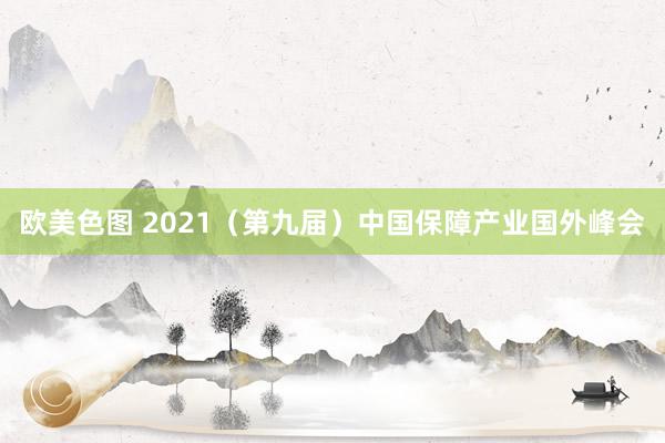 欧美色图 2021（第九届）中国保障产业国外峰会