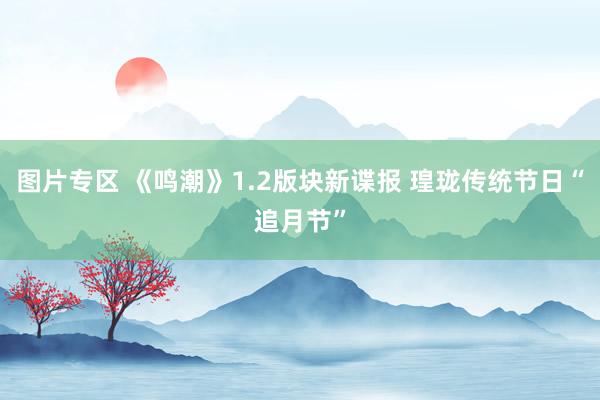 图片专区 《鸣潮》1.2版块新谍报 瑝珑传统节日“追月节”