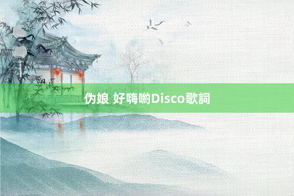 伪娘 好嗨喲Disco歌詞